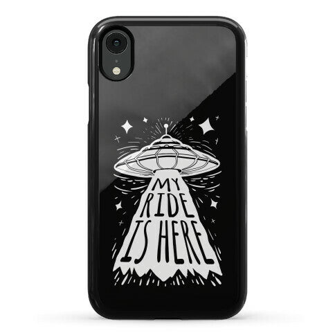 My ride Is Here Phone Case